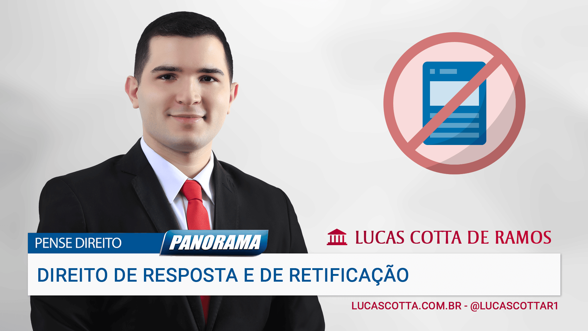 Leia mais sobre o artigo Saiba mais sobre o direito de resposta e de retificação sobre matérias publicadas na imprensa